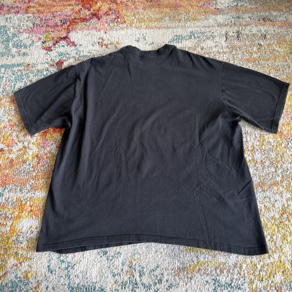 VTG Supreme Nuova New York Stati Uniti Made In USA Black Rare Shirt Men's XL - Picture 3 of 8